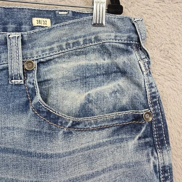 Ariat Jeans Mens 38x32 Blue M2 Traditional Relaxed Bootcut Fit Medium Wash Denim